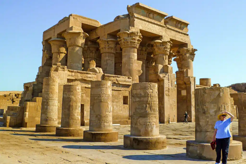 Kom Ombo double temple dedicated to Sobek and Horus on Nile cruise
