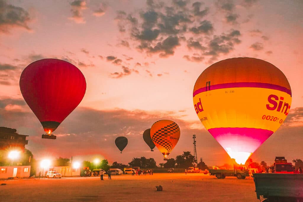 Hot Air Balloon in Luxor