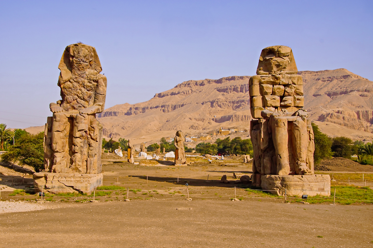 Colossi of Memnon in Luxor